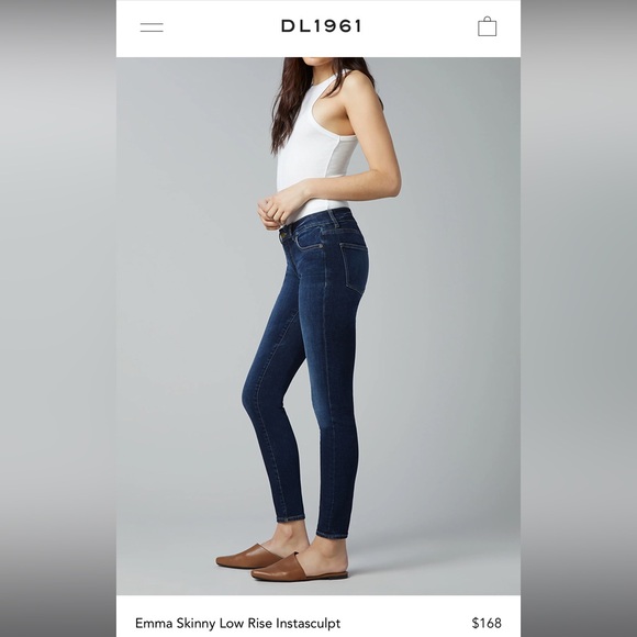 DL1961 EMMA SKINNY JEANS IN LIGHT-WASH SIZE 27 - Picture 2 of 7